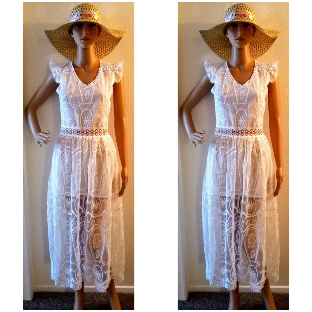 9/5 HP✨Sale 🌟🌟😊S, XL Boho Dress 5 Star Rated - Picture 3 of 8